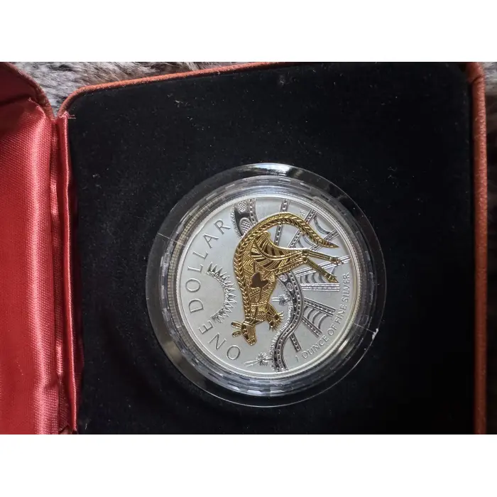 2003 $1 Selective Gold plated coin Silver proof coin 