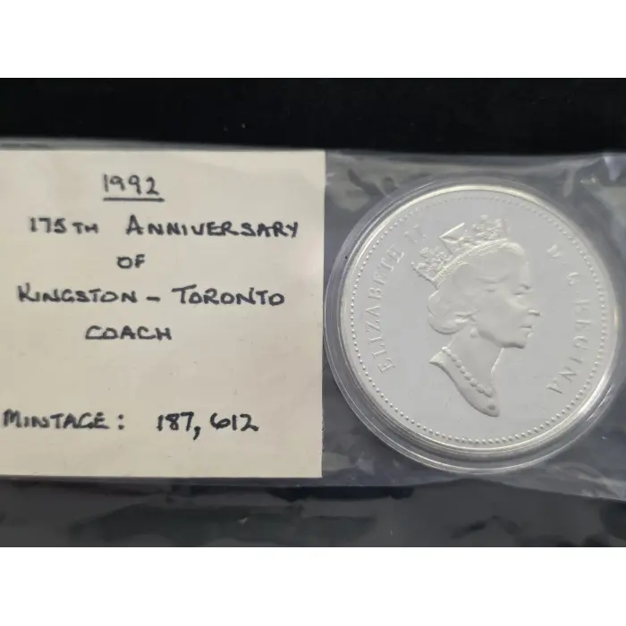 1992 Canada stirling silver dollar 