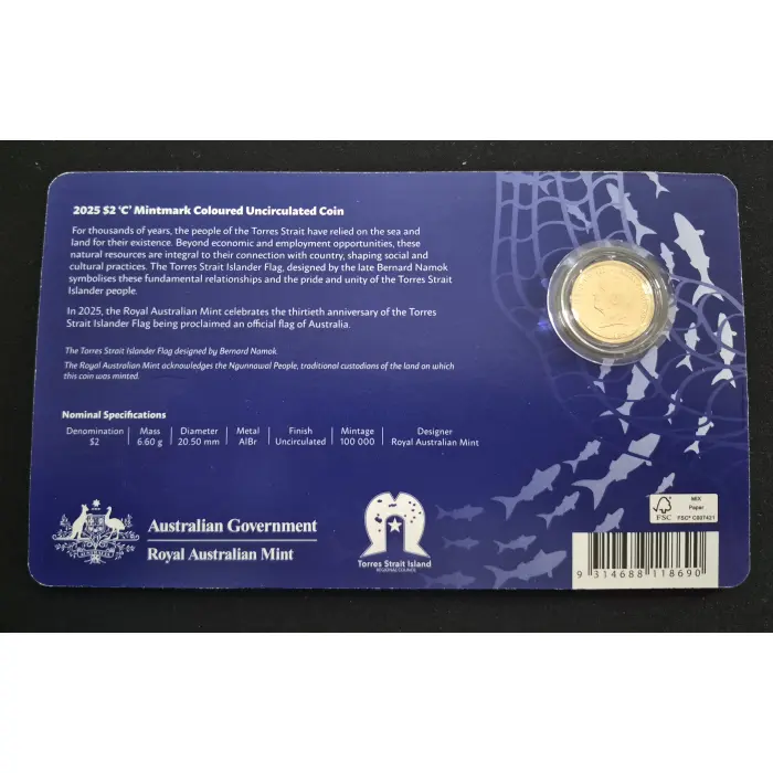 2025 Torres Strait Islander Flag C Mintmark 