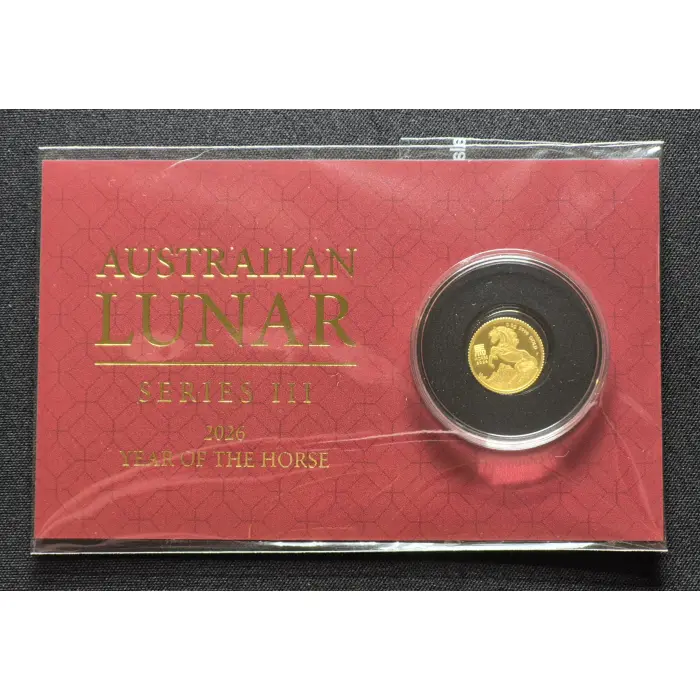 2026 Year of The Horse 0.5g Gold