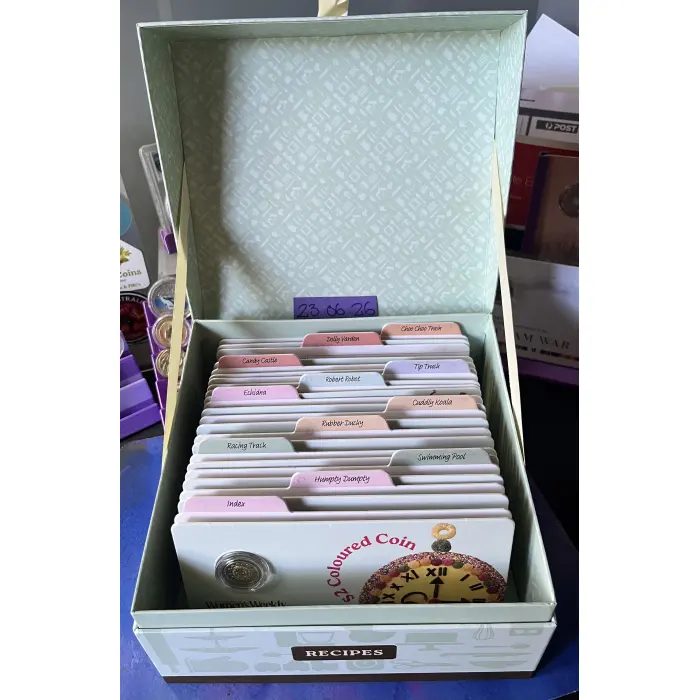 🎂2025 Women’s Weekly 12 Coin Recipe Box - Complete🎂
