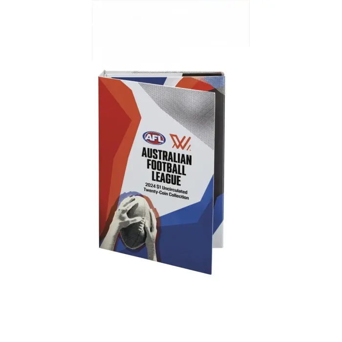 2024 afl coloured coin set folder
