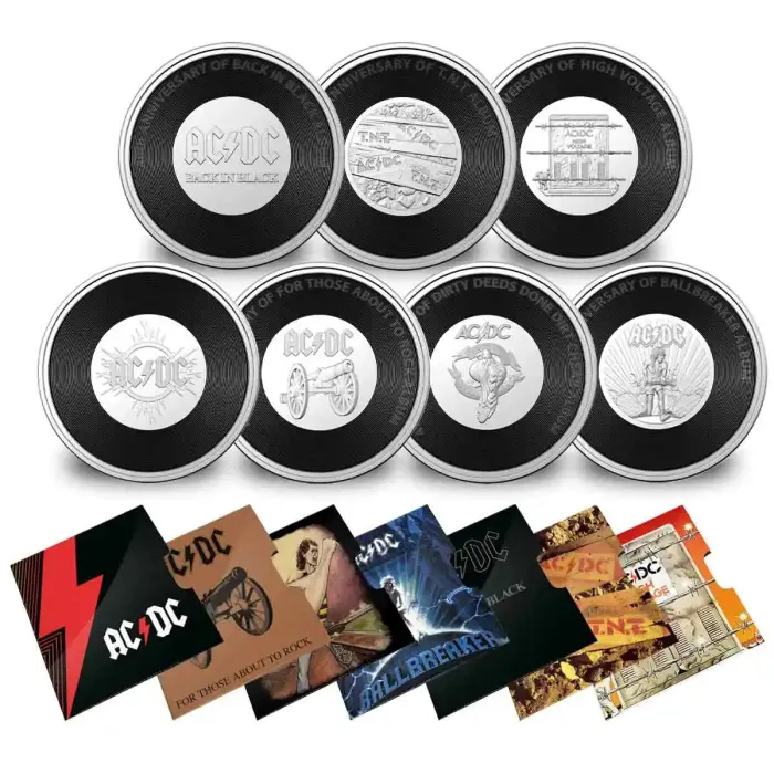 2020/2021 20c ACDC Volume 1 6x Coin Set