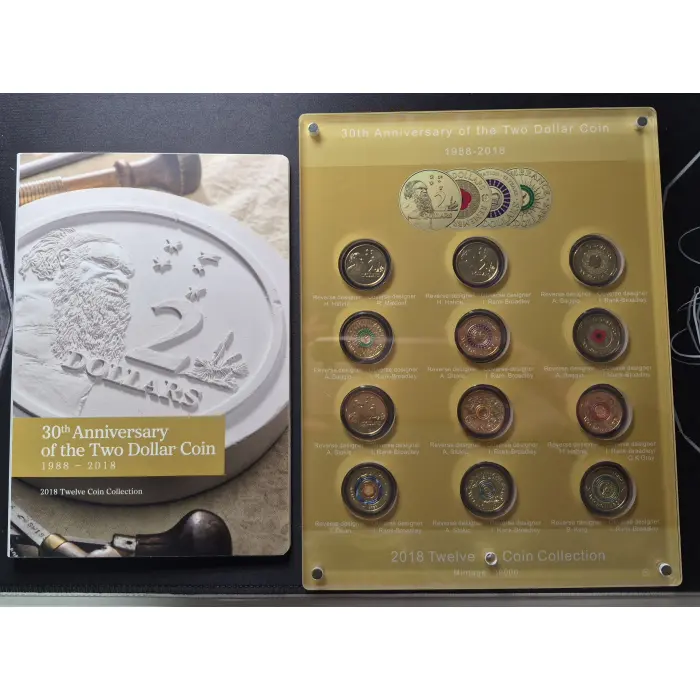 2018 30th Anniversary $2 coin set
