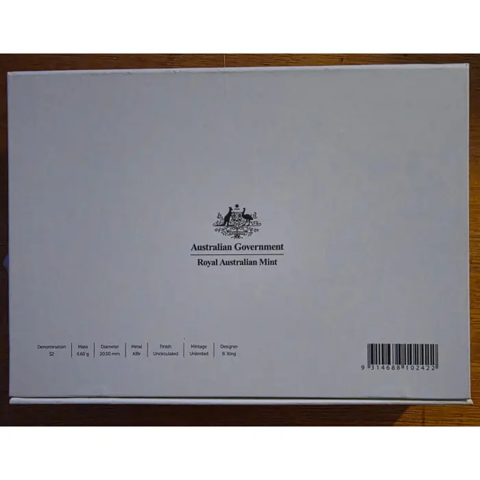2020 Tooth Fairy Kit – $2 Uncirculated Coin – Royal Australian Mint (Toned C
