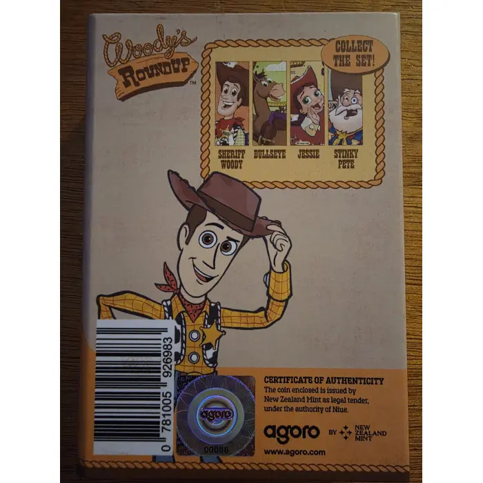 Disney Pixar Toy Story “Woody’s Roundup – Bullseye” 1oz Silver Coloured 