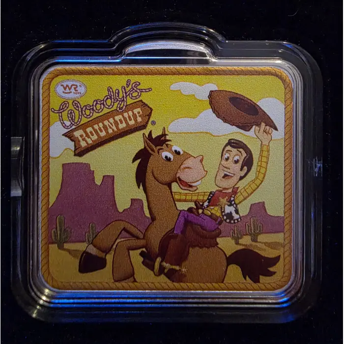 Disney Pixar Toy Story “Woody’s Roundup – Bullseye” 1oz Silver Coloured 