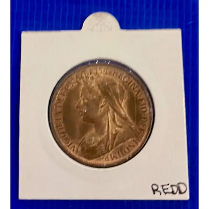 Great Britain Queen Victoria  1900  Bronze Penny  lustre