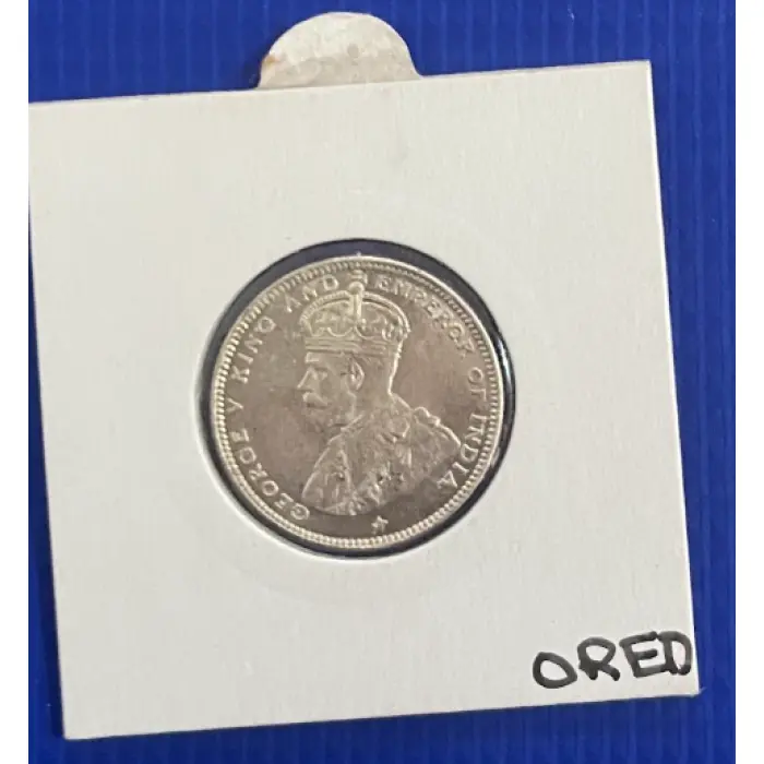 Straits settelment 1919 20 Cents – George V  