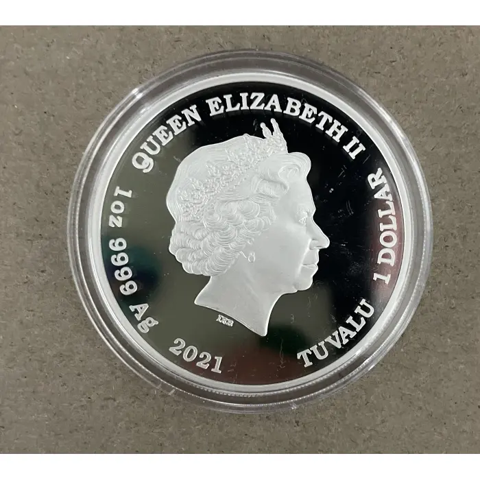 2021 The Simpsons – Itchy & Scratchy 1oz Silver Proof Coloured Coin | Perth Mint