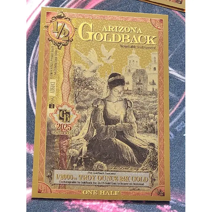 Arizona 1/2 goldback