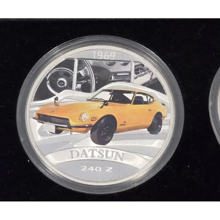 2006 Tuvalu International Classic Cars silver set