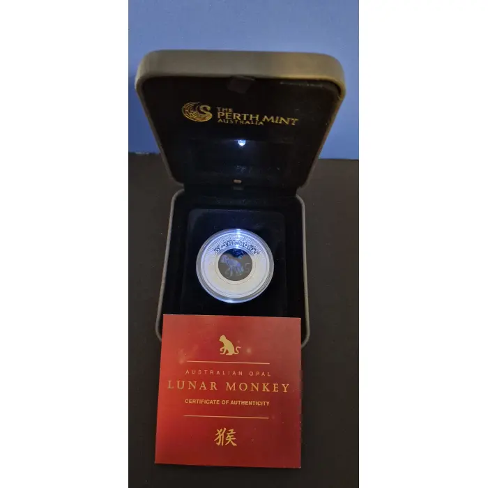 2016 Australian Opal Lunar Monkey 🐒 