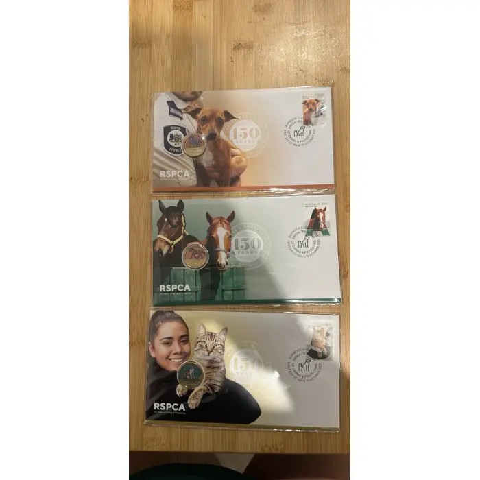 2021 $1 RSPCA - Horse, Cat & Dog | 3x PNC Value Bundle