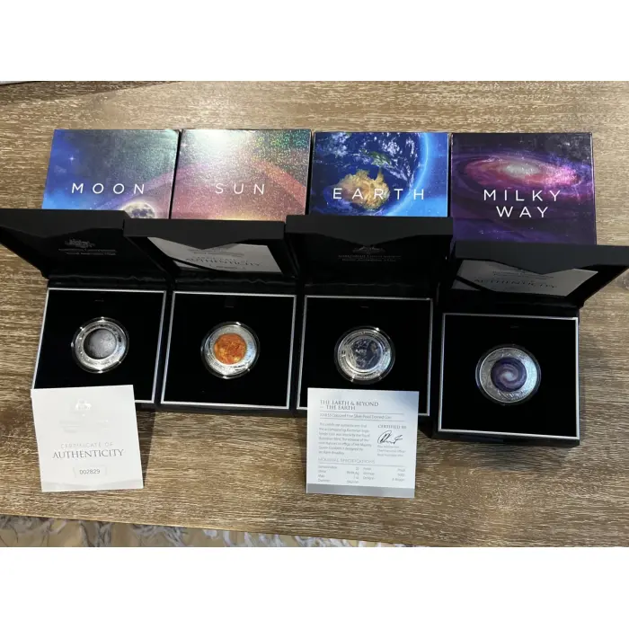 The Earth & Beyond coin set 2018-2021 