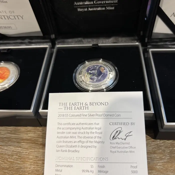 The Earth & Beyond coin set 2018-2021 