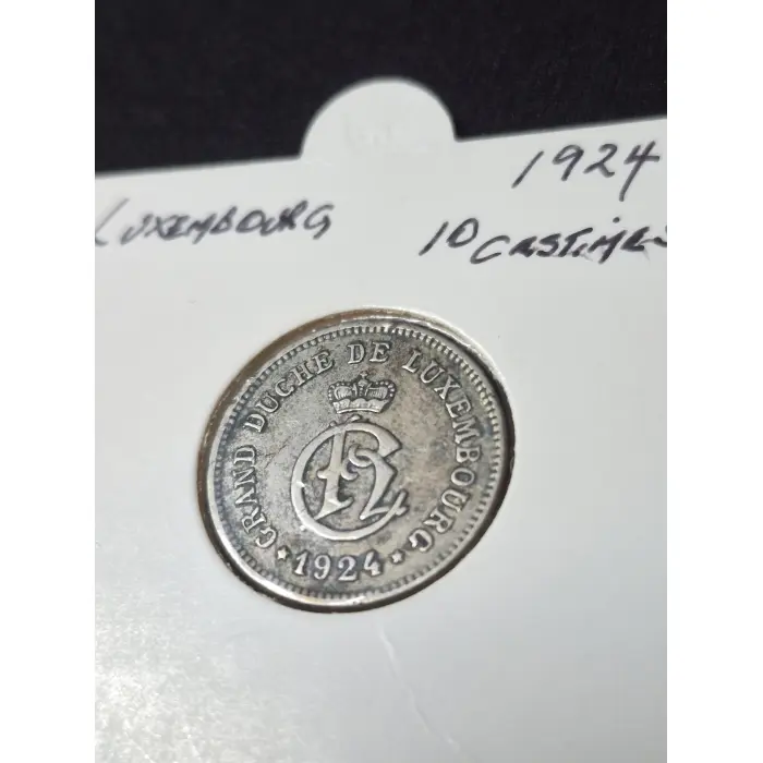 1924 10 CESTIMES LUXEMBOURG 🇱🇺 