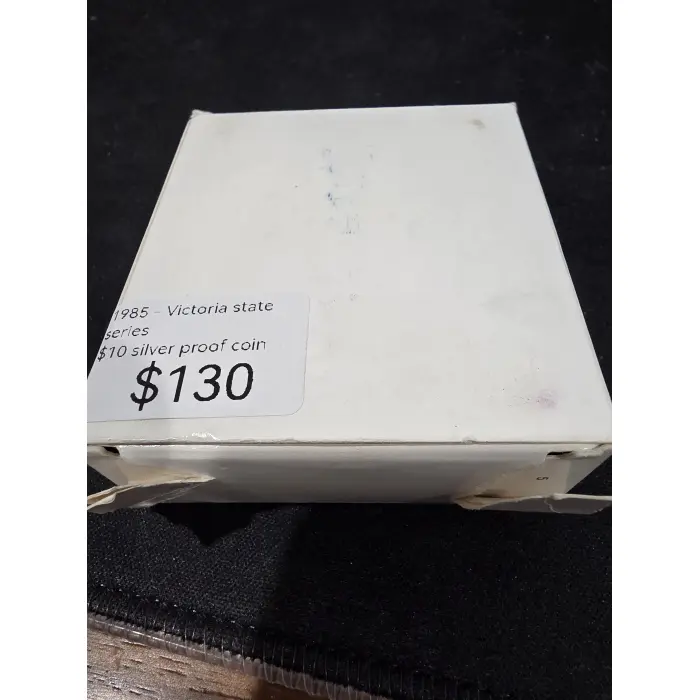 1985 Victoria $10 silver proof coin