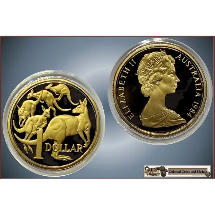 1984 $1 Proof First Year of Issue Coin in Capsule only