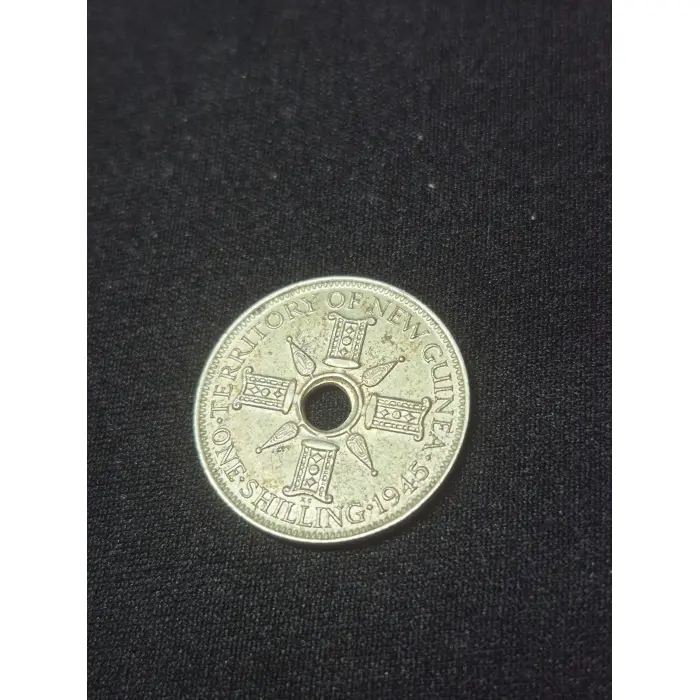 Vintage 1945 Territory of New Guinea 1 Shilling AUNC
