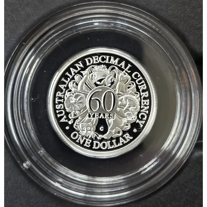 2026 $1 'C' Mintmark Silver Proof – 60 Years of Decimal Currency