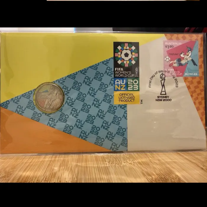 2023 $1 FIFA Women’s World Cup Australia-New Zealand Envelope Privy Mark PNC