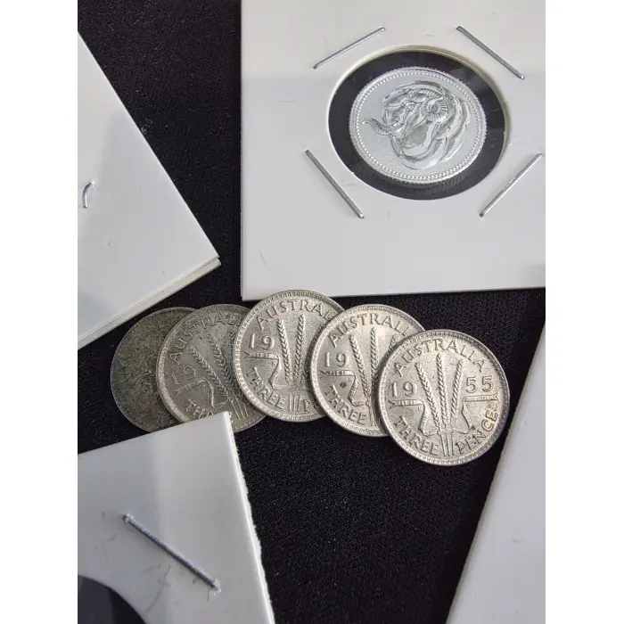 Fractional silver and pre-decimal 50% silver bundle 17 pieces