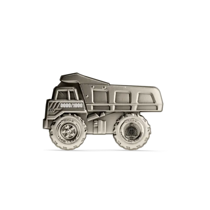 2026 Hasbro - Tonka - Trucks Dump Truck 1oz Silver Agoro Presentation 