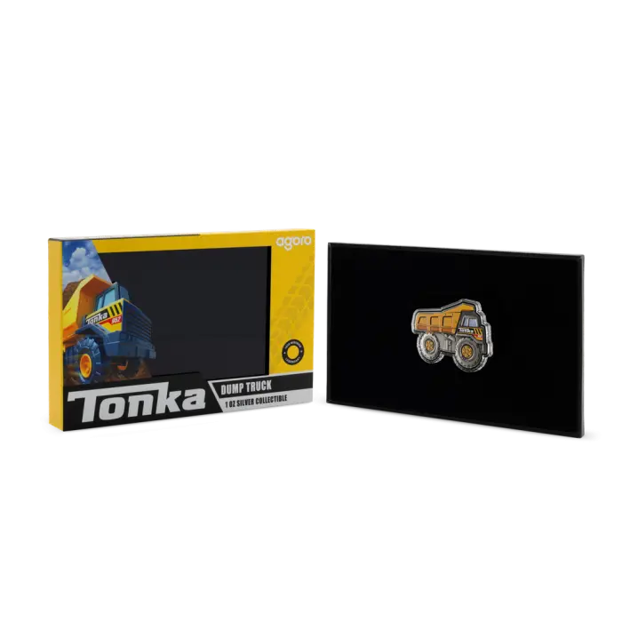 2026 Hasbro - Tonka - Trucks Dump Truck 1oz Silver Agoro Presentation 