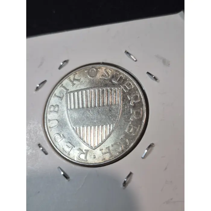 1972 Austria 10 Schilling Silver Coin – Vintage Austrian Currency
