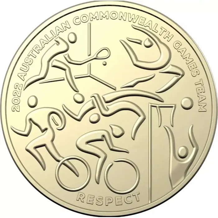 UNC 2022 -Commonwealth Games- RESPECT $1 One Dollar Coin Uncirculated