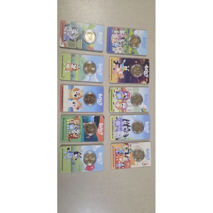 Bluey 2024 Privy Mark complete set