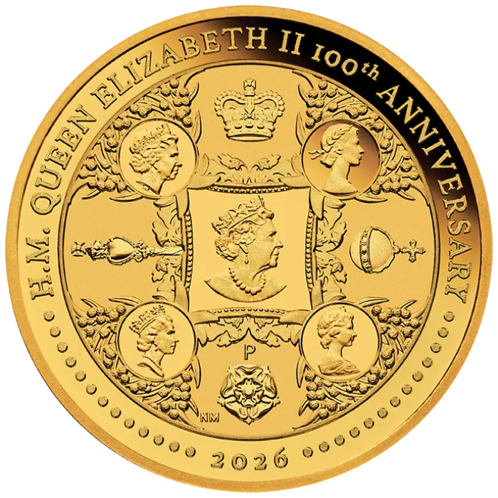 2026 H.M. Queen Elizabeth II 100th Anniversary 1/4oz Gold Proof