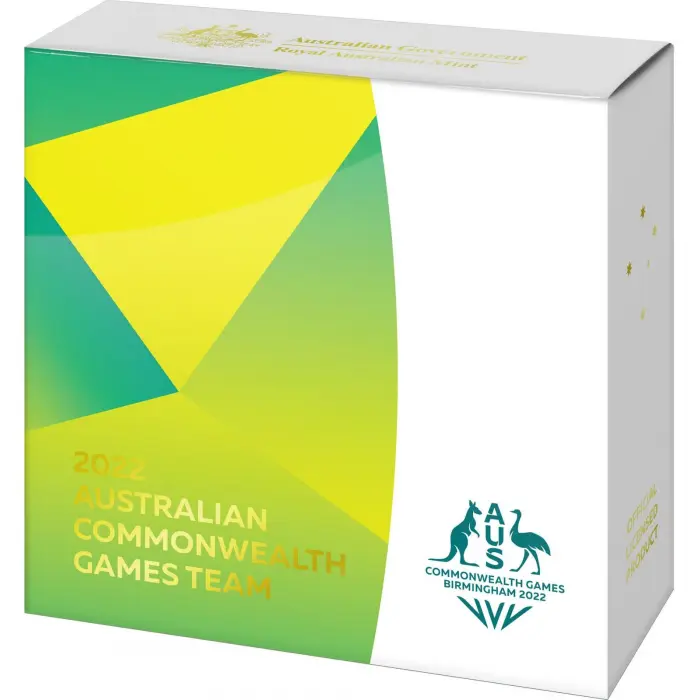 2022 $1 Half oz Coloured Silver Coin - Commonwealth Games