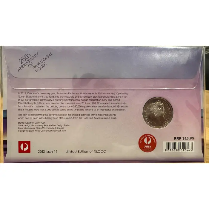 2013 20c Parliament House - 25th anniversary PNC