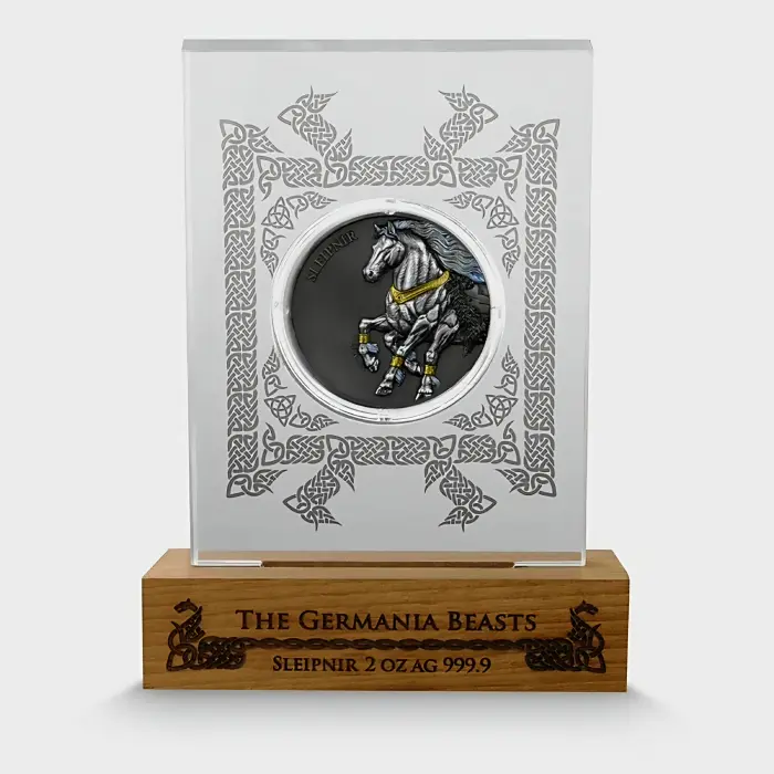 Sleipnir Ultra Double High Relief – Germania Beasts 10 Mark 2oz Germania 2026