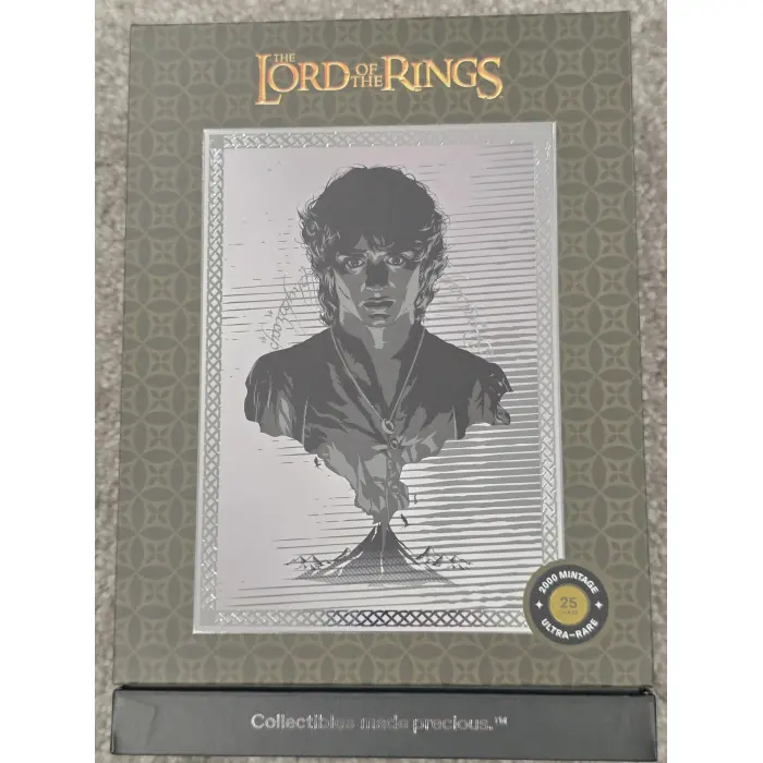 AGORO LORD OF THE RINGS Frodo's Journey 5g .999 Silver Foil #899/1975