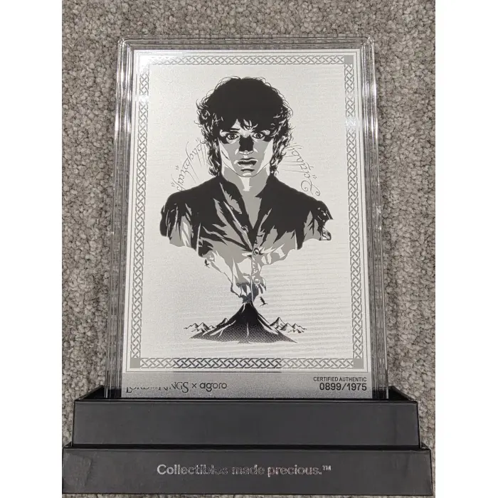 AGORO LORD OF THE RINGS Frodo's Journey 5g .999 Silver Foil #899/1975