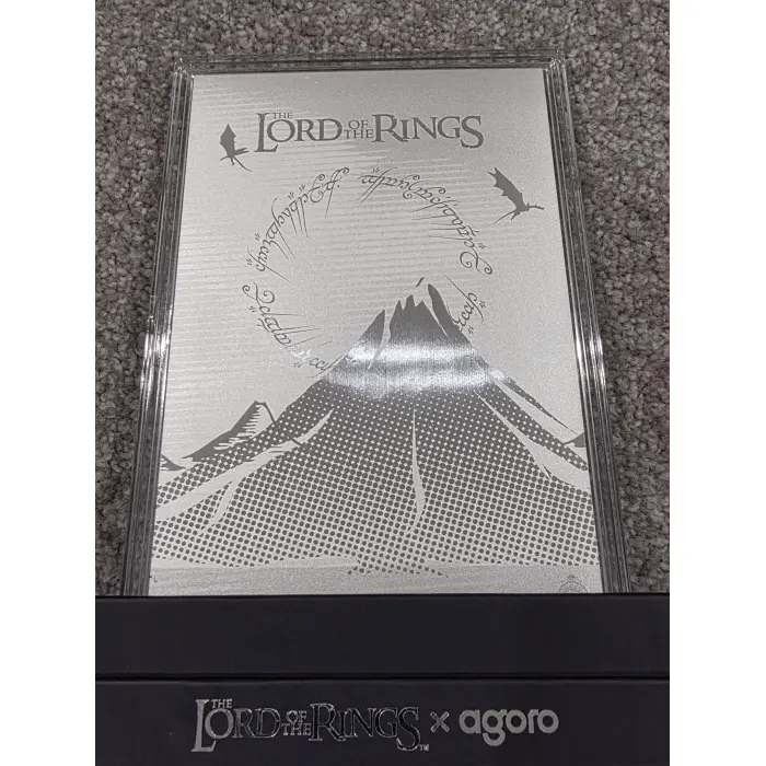 AGORO LORD OF THE RINGS Frodo's Journey 5g .999 Silver Foil #899/1975