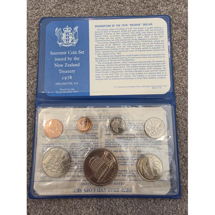 1978 and 1979 NZ uncirculated sets bundle