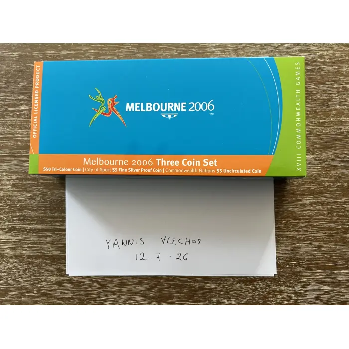 Melbourne 2006 Three Coin Set