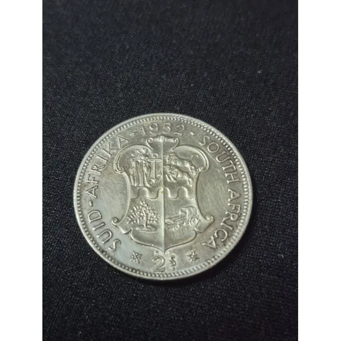 1952 2 SHILLINGS SOUTH AFRICA 🇿🇦 SILVER