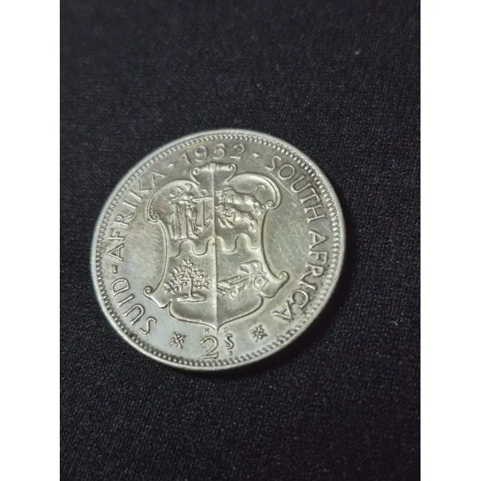 1952 2 SHILLINGS SOUTH AFRICA 🇿🇦 SILVER
