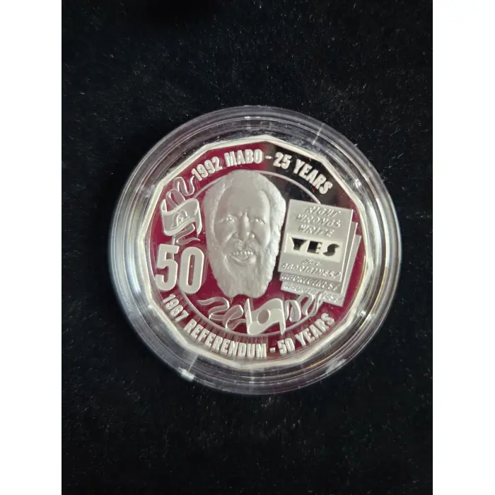 2017 50c Silver Proof Mabo 'Pride and Passion' incl bonus 50c Circulating Coin