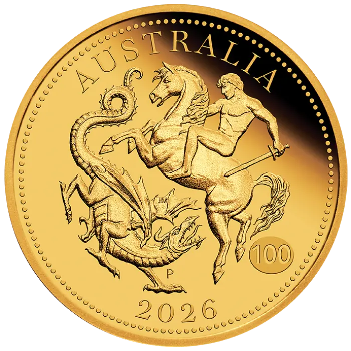 2026 Australian Sovereign Gold Proof Perth Mint Presentation Case & COA