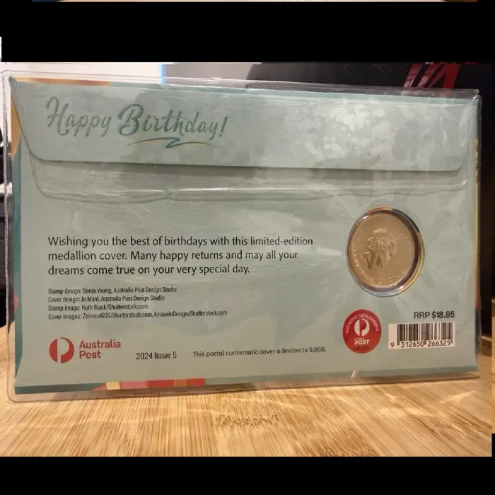 2024 Australia PNC - Happy Birthday - $1 Coloured Coin