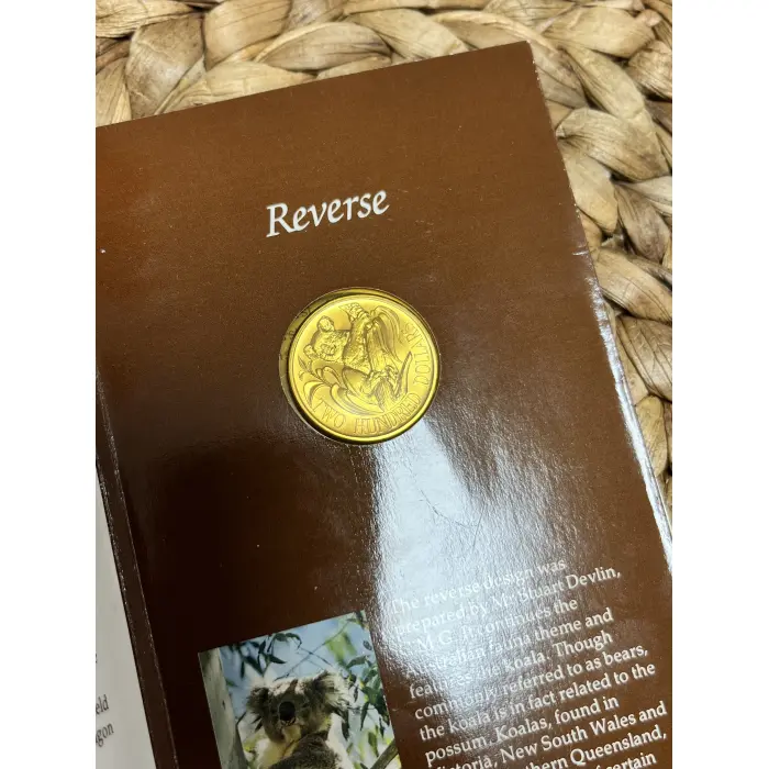 1984 $200 Gold Koala Coin - 10g 22ct (.9167) - Original RAM Folder