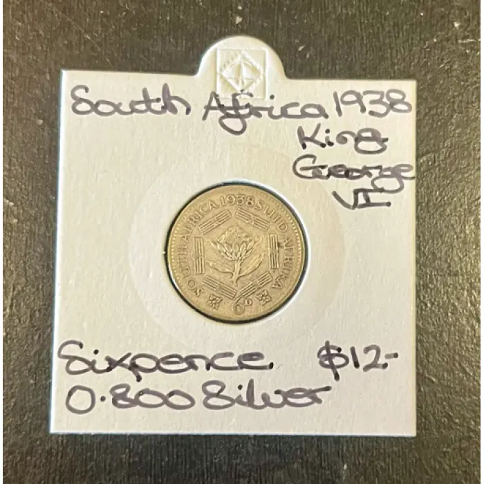 South Africa – 1938 Sixpence