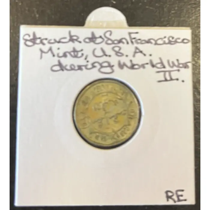 Netherlands East Indies 1942 Quarter Gulden