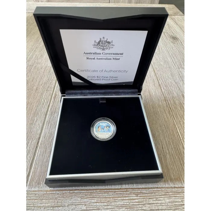 2026 bluey coins silver and carded